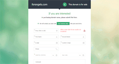 Desktop Screenshot of forangels.com